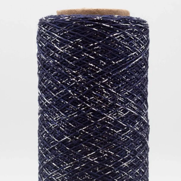 Kremke Soul Wool - Stellaris - effektgarn - Navy S�lv (192) - 25g