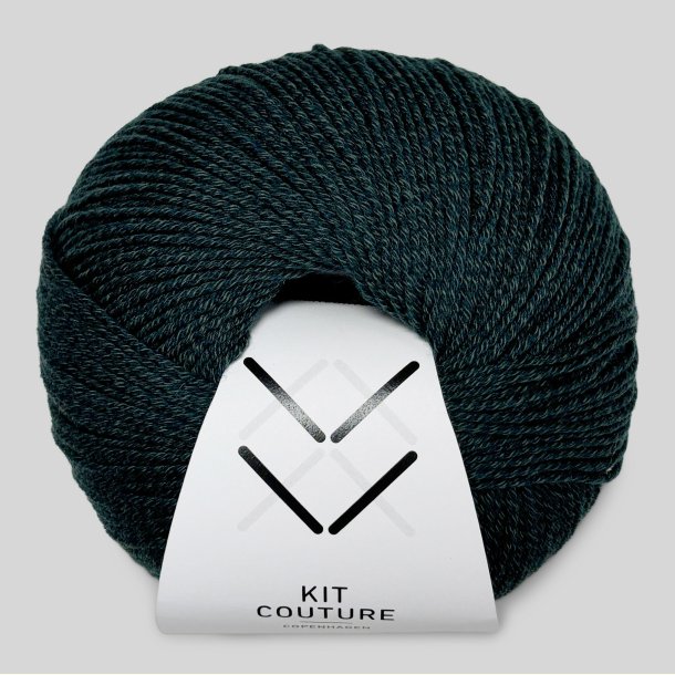 Kit Couture - Wool Cotton - Uld og bomuldsgarn - Petroleum 3573 - 50g