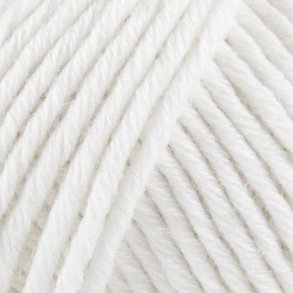 Onion Garn - Fino Organic Cotton + Merino Wool - bomuld/uldgarn - Hvid (540) - 50g