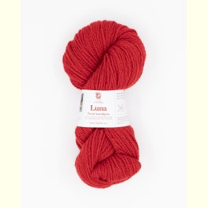 Hillesv�g - Luna - Lammeuld garn - R�d 56406 - 100g