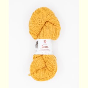 Hillesv�g - Luna - Lammeuld garn - Varm Gul 56421 - 100g