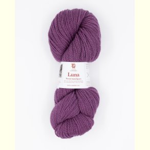 Hillesv�g - Luna - Lammeuld garn - M�rk Lillarosa 56426 - 100g