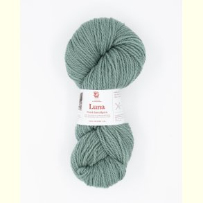 Hillesv�g - Luna - Lammeuld garn - St�vet Gr�n 56430 - 100g