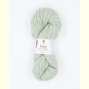 Hillesv�g - Luna - Lammeuld garn - St�vet Lysegr�n 56431 - 100g
