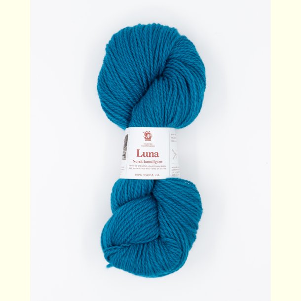 Hillesv�g - Luna - Lammeuld garn - Lys Petroleum 56434 - 100g