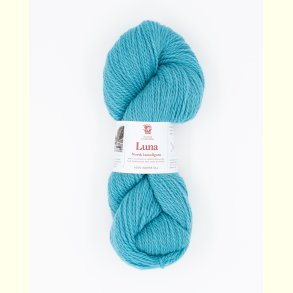 Hillesv�g - Luna - Lammeuld garn - Lys Turkis 56435 - 100g