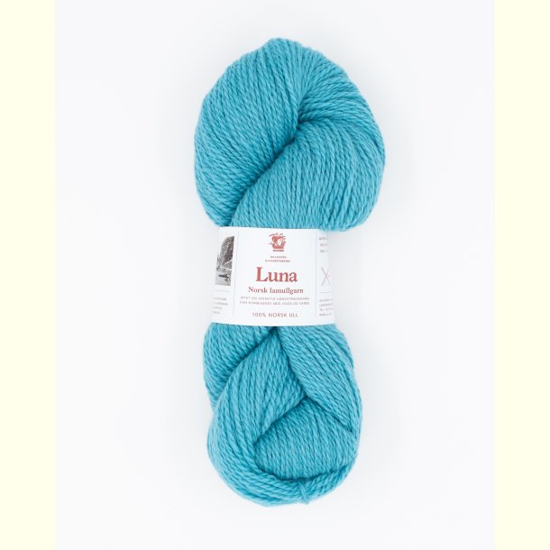 Hillesv�g - Luna - Lammeuld garn - Lys Turkis 56435 - 100g