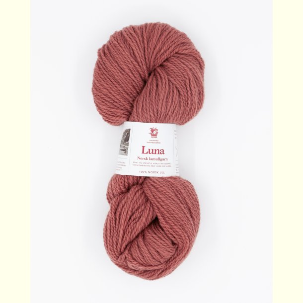 Hillesv�g - Luna - Lammeuld garn - Varm Rosa 56436 - 100g