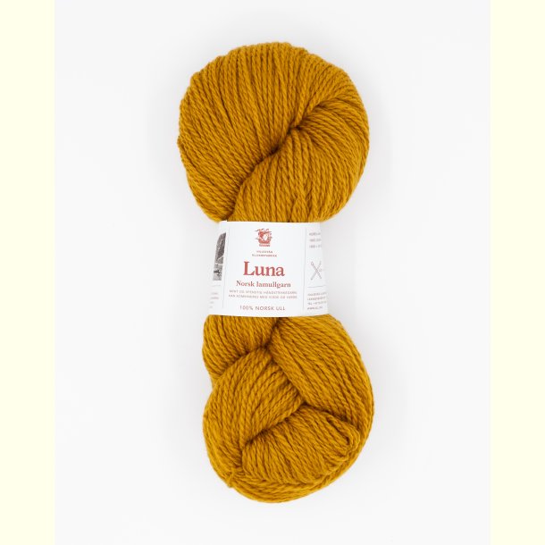 Hillesv�g - Luna - Lammeuld garn - Honning 56441 - 100g