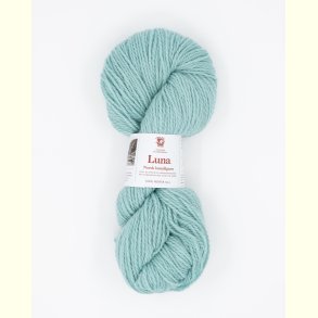 Hillesv�g - Luna - Lammeuld garn - Mintgr�n 56444 - 100g