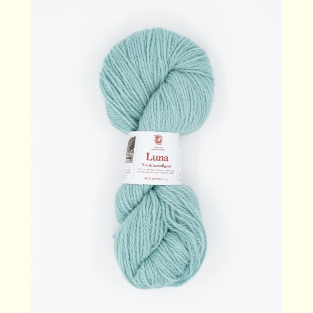 Hillesv�g - Luna - Lammeuld garn - Mintgr�n 56444 - 100g