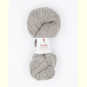 Hillesv�g - Luna - Lammeuld garn - Meleret Lys Brun 56450 - 100g