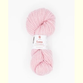 Hillesv�g - Luna - Lammeuld garn - Lys Rosa 56455 - 100g