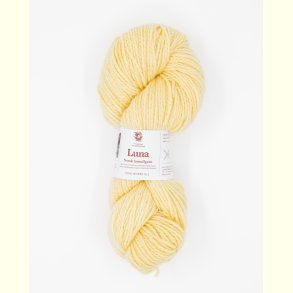 Hillesv�g - Luna - Lammeuld garn - Lys Gul 56459 - 100g