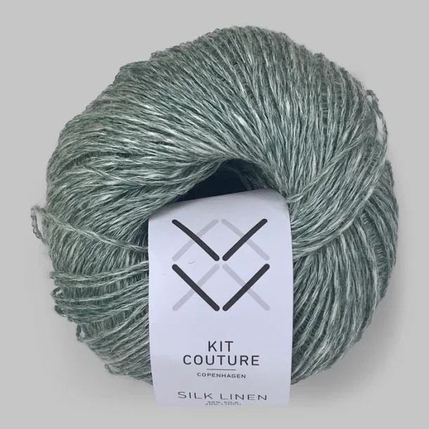 Kit Couture - Silk Linen - Silke og h�rgarn - Gr�n 5842 - 50g