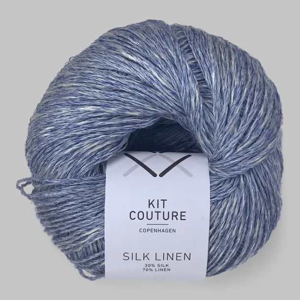 Kit Couture - Silk Linen - Silke og h�rgarn - Bl� 5843 - 50g