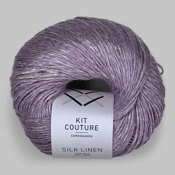 Kit Couture - Silk Linen - Silke og h�rgarn - Lyslilla 5844 - 50g
