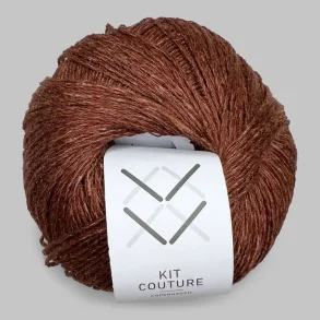 Kit Couture - Silk Linen - Silke og h�rgarn - Chokolade 5848 - 50g
