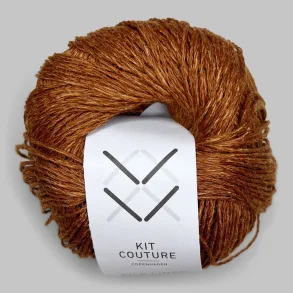 Kit Couture - Silk Linen - Silke og h�rgarn - Brun 5852 - 50g