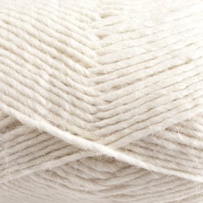 CaMaRose - Lamauld - Lamauld garn - R�hvid 6000 - 50g