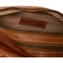 RE:DESIGNED - Ellie b�ltetaske - Burned Tan - 100% l�der