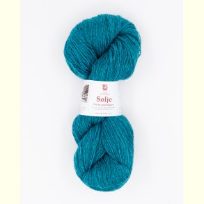 Hillesv�g - S�lje - Uldgarn - Turkis 642106 - 100g