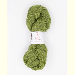 Hillesv�g - S�lje - Uldgarn - Lime 642107 - 100g