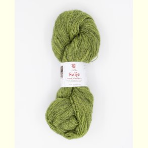 Hillesv�g - S�lje - Uldgarn - Lime 642107 - 100g