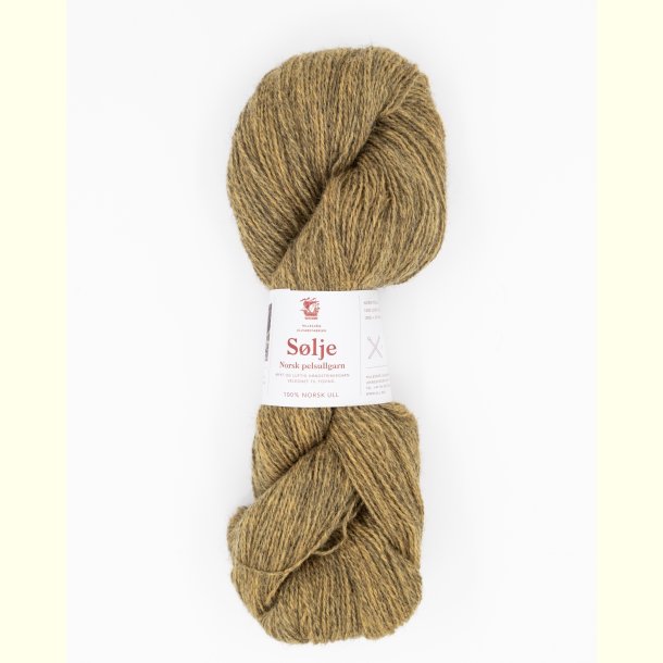 Hillesv�g - S�lje - Uldgarn - Okker 642108 - 100g