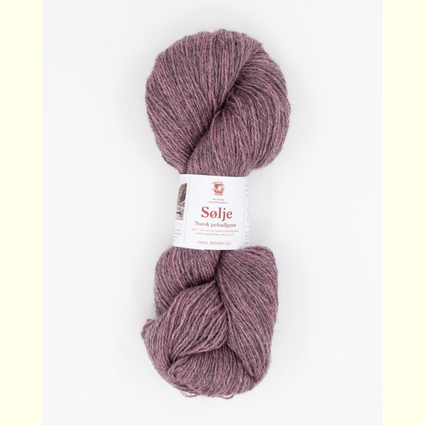 Hillesv�g - S�lje - Uldgarn - Rosa 642110 - 100g
