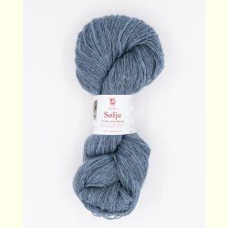 Hillesv�g - S�lje - Uldgarn - Lys Denimbl� 642113 - 100g