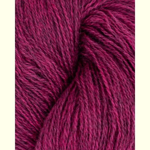 Hillesv�g - S�lje - Uldgarn - M�rk Rosa 642114 - 100g