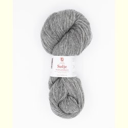 Hillesv�g - S�lje - Uldgarn - Naturgr� 642115 - 100g