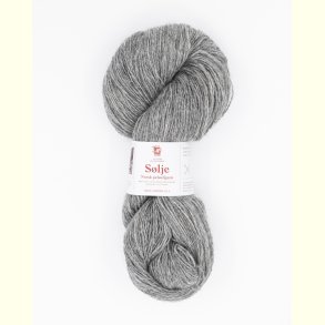 Hillesv�g - S�lje - Uldgarn - Naturgr� 642115 - 100g