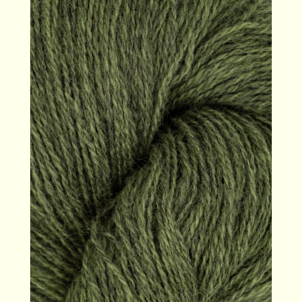 Hillesv�g - S�lje - Uldgarn - Olivengr�n 642118 - 100g