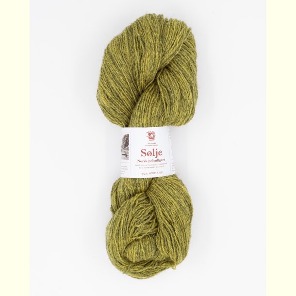 Hillesv�g - S�lje - Uldgarn - Gul 642119 - 100g