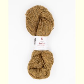 Hillesv�g - S�lje - Uldgarn - R�dgul 642122 - 100g