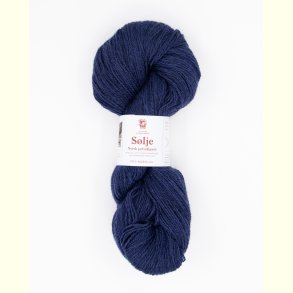 Hillesv�g - S�lje - Uldgarn - Lys Marine 642125 - 100g