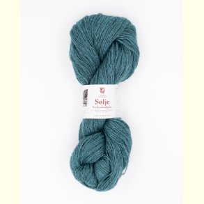 Hillesv�g - S�lje - Uldgarn - Lys Turkis 642130 - 100g