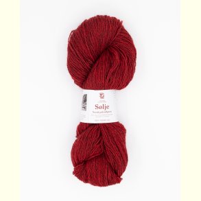 Hillesv�g - S�lje - Uldgarn - R�d 642132 - 100g