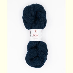 Hillesv�g - S�lje - Uldgarn - Marinebl� 642133 - 100g