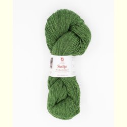 Hillesv�g - S�lje - Uldgarn - Gr�sgr�n 642134 - 100g