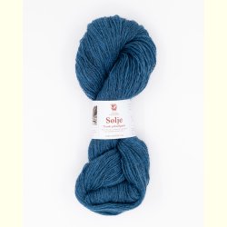 Hillesv�g - S�lje - Uldgarn - Mellembl� 642135 - 100g
