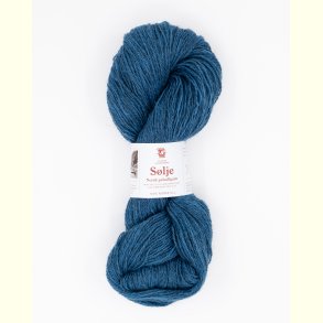 Hillesv�g - S�lje - Uldgarn - Mellembl� 642135 - 100g