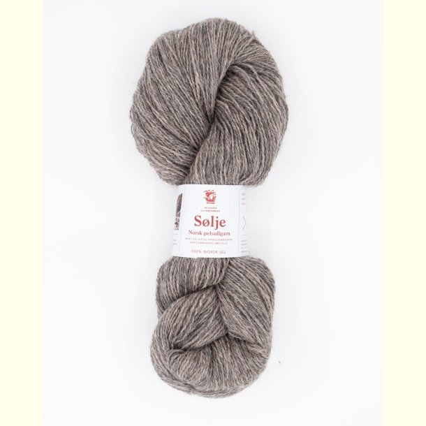 Hillesv�g - S�lje - Uldgarn - Lys R�dlig Beige 642136 - 100g