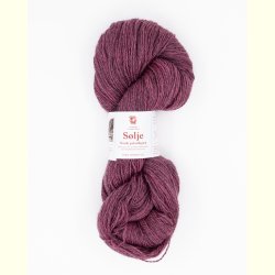 Hillesv�g - S�lje - Uldgarn - St�vet Rosa 642137 - 100g