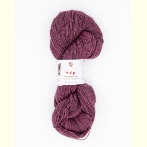 Hillesv�g - S�lje - Uldgarn - St�vet Rosa 642137 - 100g