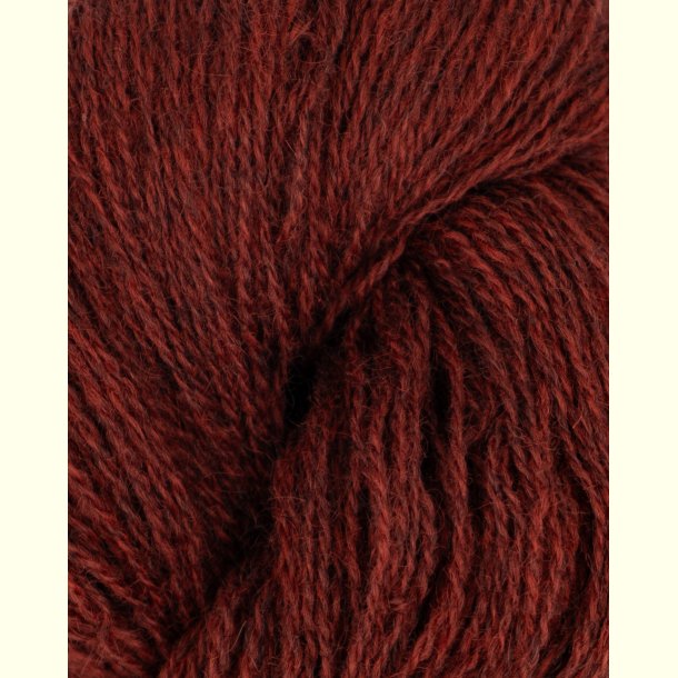 Hillesv�g - S�lje - Uldgarn - R�dbrun 642138 - 100g