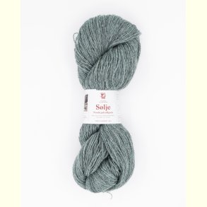 Hillesv�g - S�lje - Uldgarn - St�vet Ismint 642140 - 100g