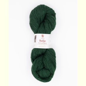 Hillesv�g - S�lje - Uldgarn - Ren Gr�n 642141 - 100g